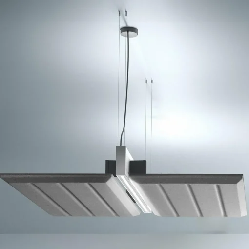 Luceplan Diade suspension horizontale 120cm noir| Suspensions Led|Suspensions