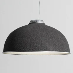 Luceplan Farel Suspension LED Abat-jour gris foncé| Suspensions Led|Suspensions