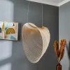 Luceplan Illan LED lampe à suspension en bois à intensité variable Ø 60 cm| Suspensions Led|Suspensions