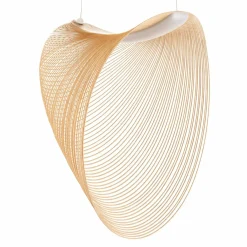 Luceplan Illan LED lampe à suspension en bois à intensité variable Ø 60 cm| Suspensions Led|Suspensions