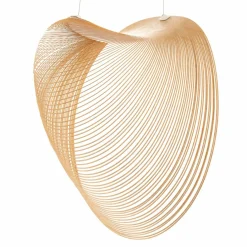 Luceplan Illan LED lampe à suspension en bois à intensité variable Ø 60 cm| Suspensions Led|Suspensions