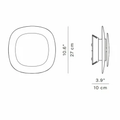 Luceplan Luthien applique LED 2 700 K sable| Appliques Murales Led|Appliques Murales
