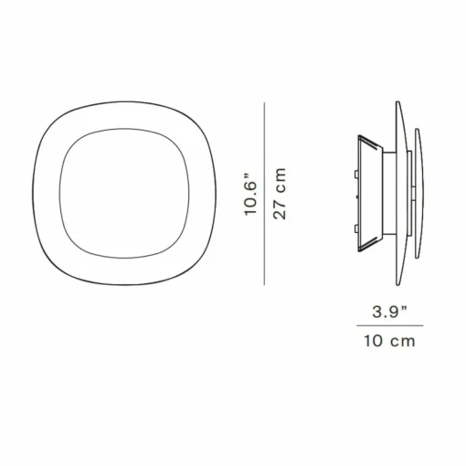 Luceplan Luthien applique LED 2 700 K sable| Appliques Murales Led|Appliques Murales