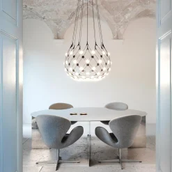 Luceplan Mesh suspension Ø 100 cm câble 1 m| Suspensions Led|Suspensions