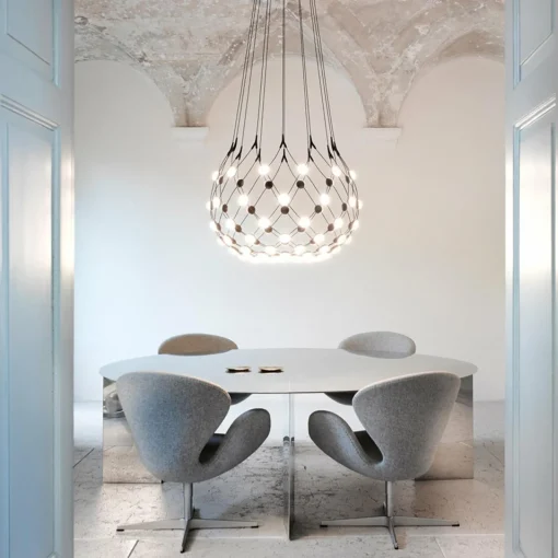 Luceplan Mesh suspension Ø 100 cm câble 1 m| Suspensions Led|Suspensions