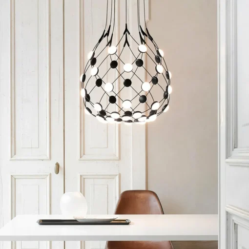Luceplan Mesh suspension Ø 100 cm câble 1 m| Suspensions Led|Suspensions
