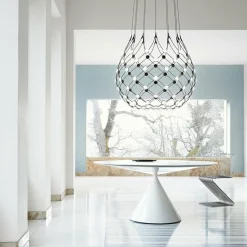 Luceplan Mesh suspension Ø 100 cm câble 1 m| Suspensions Led|Suspensions