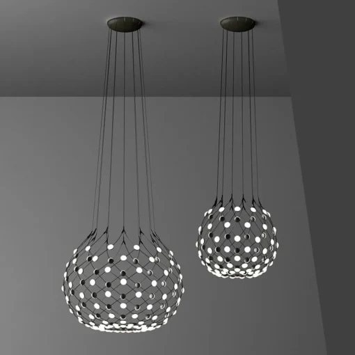 Luceplan Mesh suspension Ø 100 cm câble 1 m| Suspensions Led|Suspensions