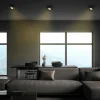 Briloner Luminaire encastrable LED Desi, noir, Ø9cm, marche/arrêt, 3000K| Spots Encastrés Led|Luminaires Led D'Intérieur