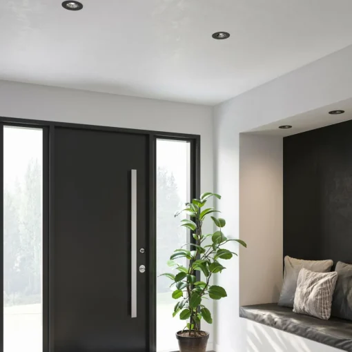 Nordlux Luminaire encastrable LED Don Smart, RGBW, noir| Spots Encastrés Led|Luminaires Led D'Intérieur