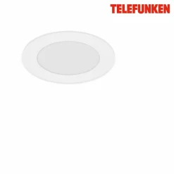 Telefunken Luminaire encastrable LED Virgo, RGBW, blanc, Ø 12 cm| Spots Encastrés Led|Luminaires Led D'Intérieur