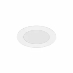 Telefunken Luminaire encastrable LED Virgo, RGBW, blanc, Ø 12 cm| Spots Encastrés Led|Luminaires Led D'Intérieur