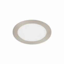 Telefunken Luminaire encastrable LED Virgo, RGBW, nickel, Ø 17 cm| Spots Encastrés Led|Luminaires Led D'Intérieur