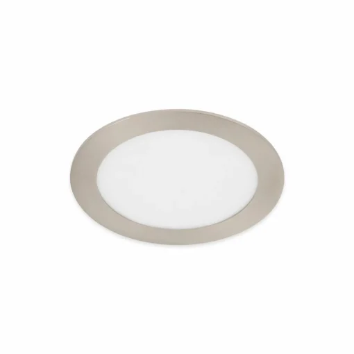 Telefunken Luminaire encastrable LED Virgo, RGBW, nickel, Ø 17 cm| Spots Encastrés Led|Luminaires Led D'Intérieur