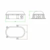 Deko-Light Luminaire pour pièces humides LED Sotano, gris, interrupteur DIP| Appliques Murales Led|Appliques Murales