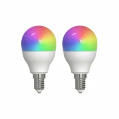 LUUMR Smart ampoule goutte LED E14 4,9W RGBW CCT Tuya mat 2pcs| Ampoules Connectées Et Intelligentes|Ampoules Connectées Et Intelligentes