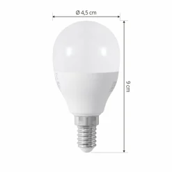 LUUMR Smart Ampoule goutte LED E14 4,9W Tuya WLAN mat CCT| Ampoules Connectées Et Intelligentes|Ampoules Connectées Et Intelligentes