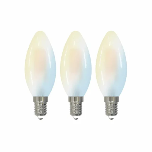 LUUMR Smart Ampoule goutte LED, lot de 3 E14 4,2W CCT clair Tuya| Ampoules Connectées Et Intelligentes|Ampoules Connectées Et Intelligentes