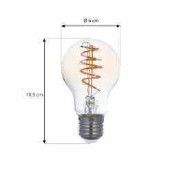 LUUMR Smart ampoule LED A60 E27 ambre 4,9W Tuya WLAN| Ampoules Connectées Et Intelligentes|Ampoules Connectées Et Intelligentes