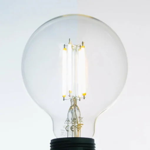 LUUMR Smart ampoule LED claire E27 G95 7W Tuya WLAN CCT| Ampoules Connectées Et Intelligentes|Ampoules Connectées Et Intelligentes