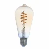 LUUMR Smart ampoule LED E27 ST64 ambre 4,9W Tuya WLAN| Ampoules Connectées Et Intelligentes|Ampoules Connectées Et Intelligentes