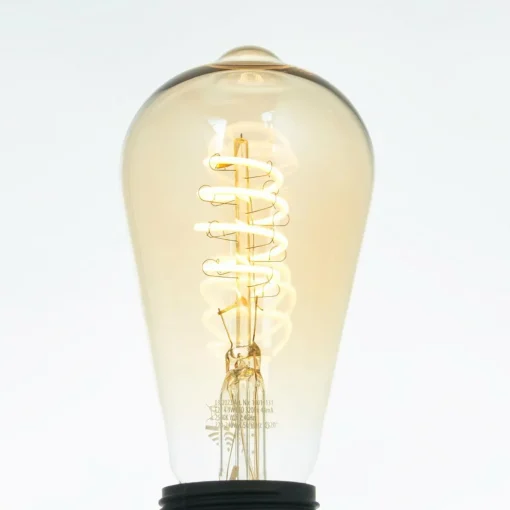 LUUMR Smart ampoule LED E27 ST64 ambre 4,9W Tuya WLAN| Ampoules Connectées Et Intelligentes|Ampoules Connectées Et Intelligentes