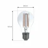 LUUMR Smart LED filament E27 gris fumé A60 4,9W Tuya WLAN| Ampoules Connectées Et Intelligentes|Ampoules Connectées Et Intelligentes