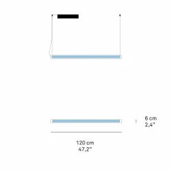 LZF LAMPS LZF Estela SH suspension LED 120 cm, hêtre naturel| Suspensions Led|Suspensions