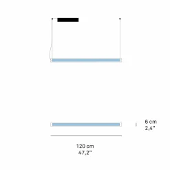 LZF LAMPS LZF Estela SH suspension LED 120 cm, ivoire| Suspensions Led|Suspensions
