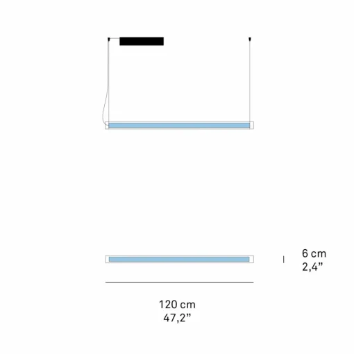 LZF LAMPS LZF Estela SH suspension LED 120 cm, ivoire| Suspensions Led|Suspensions