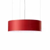 LZF LAMPS LZF Gea Slim suspension LED 0-10 V dim, rouge| Suspensions Led|Suspensions