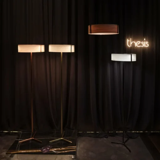 LZF LAMPS LZF Thesis lampadaire LED noir mat/ivoire| Lampadaires Led|Lampadaires