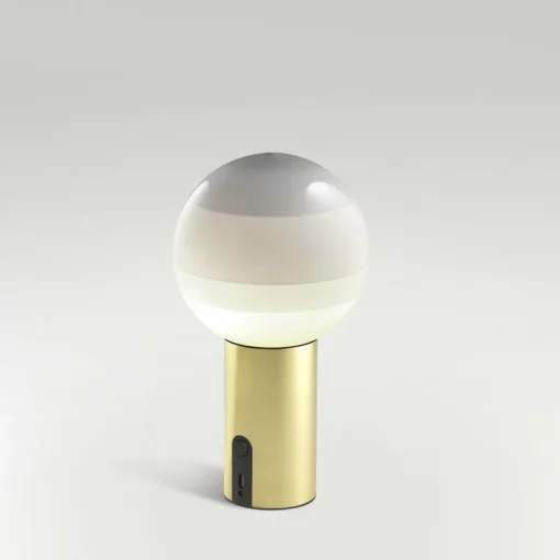 Marset Dipping Light lampe batterie blanc/laiton| Lampes À Poser Led|Lampes À Poser Et Lampes De Table