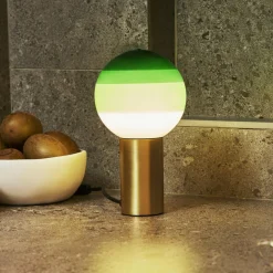 Marset Dipping Light lampe à poser vert/laiton| Lampes À Poser Led|Lampes À Poser Et Lampes De Table