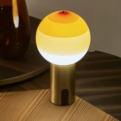 Marset Dipping Light lampe batterie ambre/laiton| Lampes À Poser Led|Lampes À Poser Et Lampes De Table
