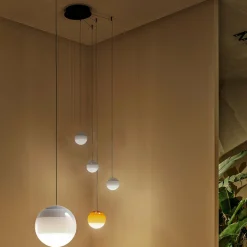 Marset Dipping Light LED Suspension Ø 30 cm blanc| Suspensions Led|Suspensions