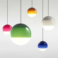 Marset Dipping Light LED Suspension Ø 30 cm orange| Suspensions Led|Suspensions