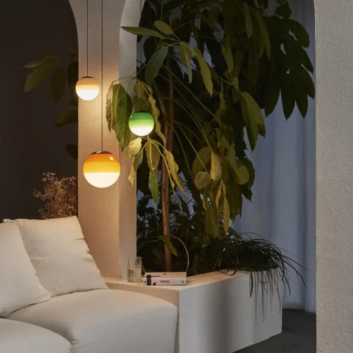 Marset Dipping Light LED Suspension Ø 13 cm vert| Suspensions Led|Suspensions