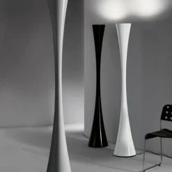 Martinelli Luce Biconica lampe sur pied LED 180 cm blanc| Lampadaires Led|Lampadaires