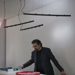 Martinelli Luce Colibri suspension LED à 6 lampes| Suspensions Led|Suspensions