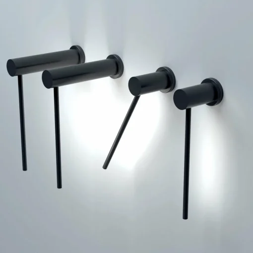 Martinelli Luce Mosca applique LED 20cm noire| Appliques Murales Led|Appliques Murales