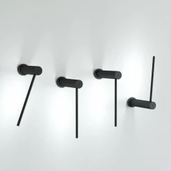 Martinelli Luce Mosca applique LED 20cm noire| Appliques Murales Led|Appliques Murales