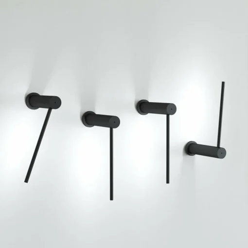 Martinelli Luce Mosca applique LED 20cm noire| Appliques Murales Led|Appliques Murales