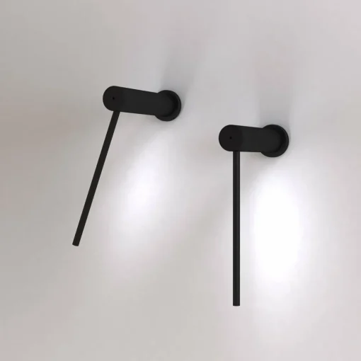 Martinelli Luce Mosca applique LED 20cm noire| Appliques Murales Led|Appliques Murales