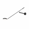 Maytoni applique murale LED Fad, noir, métal 100 cm ajustable| Appliques Murales Led|Appliques Murales