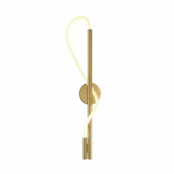 Maytoni applique murale LED Tau, doré, hauteur 84 cm, alu| Appliques Murales Led|Appliques Murales