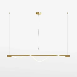 Maytoni applique murale LED Tau, doré, hauteur 84 cm, alu| Appliques Murales Led|Appliques Murales