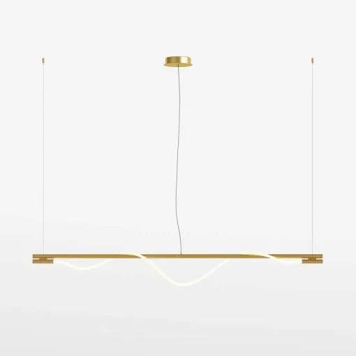 Maytoni applique murale LED Tau, doré, hauteur 84 cm, alu| Appliques Murales Led|Appliques Murales