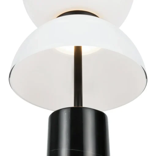Maytoni Lampe de table LED Kyoto, noir, hauteur 46 cm, marbre| Lampes À Poser Led|Lampes À Poser Et Lampes De Table