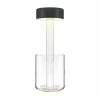 Maytoni lampe de table LED rechargeable AI Collaboration, verre, noir| Lampes À Poser Led|Lampes À Poser Et Lampes De Table